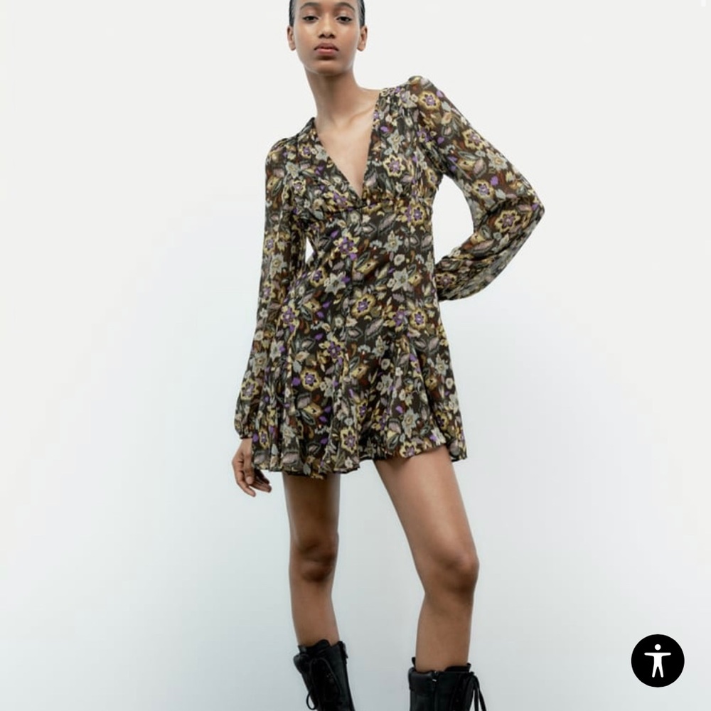 NWT zara floral dress